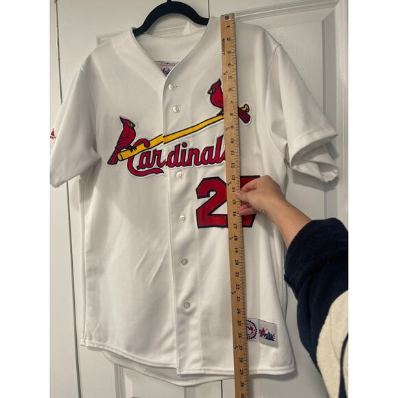 Vintage 2006 Men's M MLB St. Louis Cardinals GAME DAY Jersey #27 Rolen Baseball - Picture 4 of 9